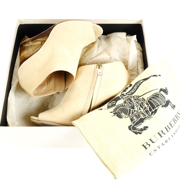 Burberry Prorsum Keston Lucite Wedge Boots - 36 - Picture 10 of 12